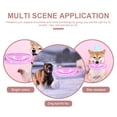 thumbnail image 4 of QUMIIRITY Throwing Plate Toy Acrylic Wall Mounted Pet Dog Flying Toy Purple Tpr 1Set, 4 of 6