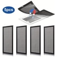 thumbnail image 1 of HLONK 2/5pcs PVC Floor Register Trap  Magnetic Air Vent Screen Covers  Vent Bug Mesh for Home HVAC  Wall/Ceiling/Floor Air Vent Filters, 1 of 6