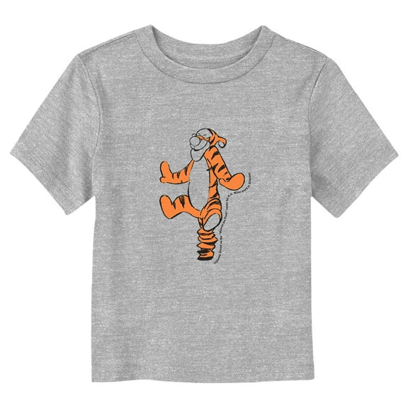 Toddler's Winnie the Pooh Bouncing Tigger  Graphic Tee Athletic Heather 4T
