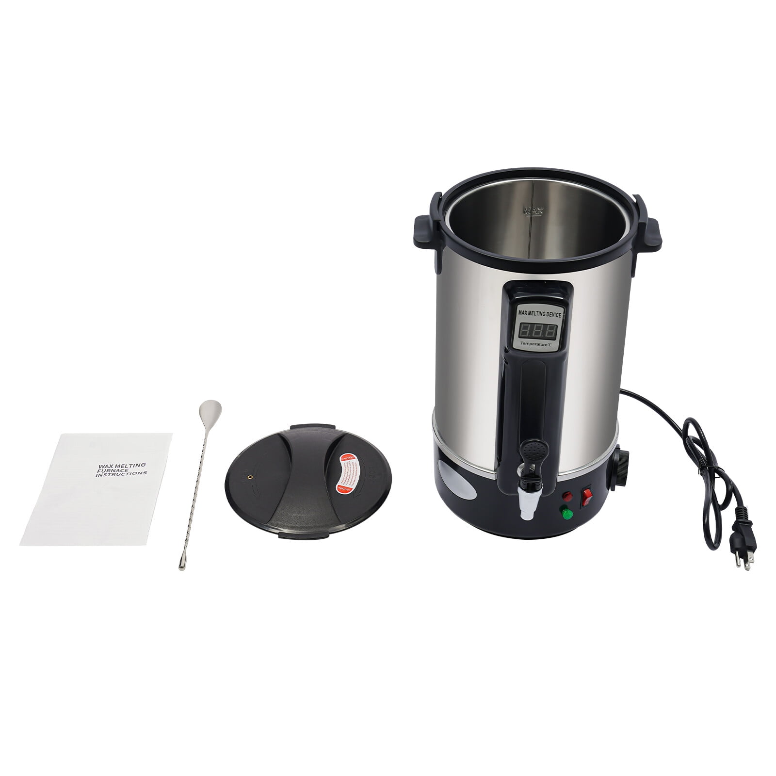 SENDERPICK 8L Wax Melter Wax Melting Pot w/Spout Candle Making DIY Candles Melting Pot