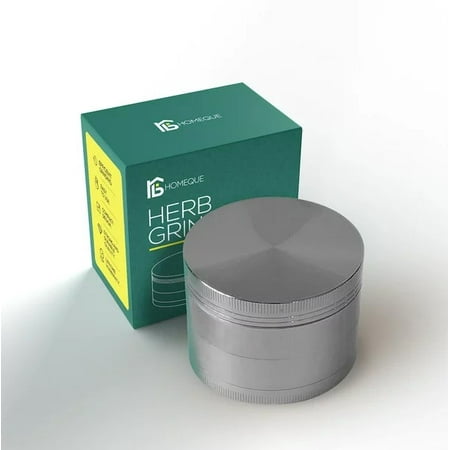 

Herb and Spice Grinder - 4 Piece Metal Dry Herbal Herb Grinder - 3 - Inch Manual Spice Crusher
