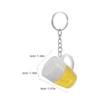 thumbnail image 2 of QUMIIRITY 10Ud Llavero Cerveza Simulada Original Para Decorar Llaves, 2 of 6