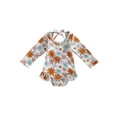 thumbnail image 1 of SUNSIOM Toddler Girls Rash Guard Swimwear Long Sleeve O Neck Floral Bathing Suit, 1 of 8