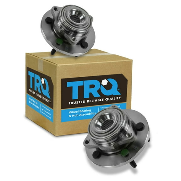 TRQ Front Wheel Bearing Hub Pair Set of 2 for Dodge Dakota Mitsubishi Raider BHA53642