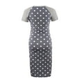 thumbnail image 7 of JNniff Women's Maternity Printed Nursing Dress Hospital Gown/Sleepwear for Breastfeeding, 7 of 7