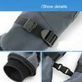 thumbnail image 4 of Guantes de esquí para nieve, cálidos, de invierno, Thinsulate, impermeables, con pantalla táctil, para exteriores, resistentes al viento, color gris 1027, 4 of 5
