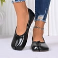 thumbnail image 2 of VOUZZA Women's Split Toe Ballet Flats Breathable Mesh Upper Slip On Shoes Flexible Flat Sole Casual Loafers for Walking and Casual Outfits, 2 of 9