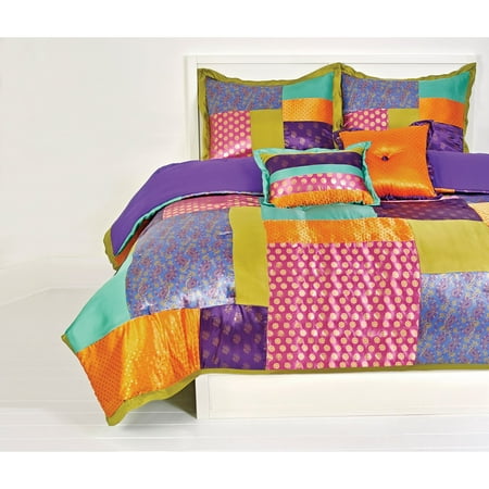 - Private Property Hazel Shabby Chic Satin Comforter Set