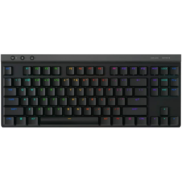 Teclado Gamer LOGITECH G515 LIGHTSPEED TKL Mecanico GL Tactil RGB Bluetooth Recargable Idioma Ingles