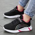 thumbnail image 2 of yboeqw Girls Mid Large Size Mesh Breathable Running Shoes Childrens Lightweight School Sports Sneakers Size 11.5, 2 of 6
