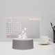 thumbnail image 4 of Tablero Notas Con Nocturna LED Creativo USB Borrable Bolígrafo (calendario 1 Color), 4 of 8