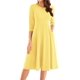 thumbnail image 1 of Vestido midi GRACE KARIN de manga 3/4, casual y fluido con bolsillo, 1 of 6