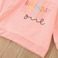 thumbnail image 6 of Icvfdpl Girls Fashion Tops Toddler Birthday Letter Printing Casual Round Neck T Shirt Sweatshirt Long Sleeved Top Children'S Clothing Dailywear, 6 of 7