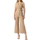 thumbnail image 2 of Mono sin mangas elegante de oficina para mujer INSPIRE CHIC con cinturón ancho color caqui XS, 2 of 6