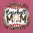 thumbnail image 2 of Baseball Mom Jaguar Print Sports Unisex Graphic Hoodie Sweatshirt, Vintage Heather Red, 3X-Large, 2 of 4