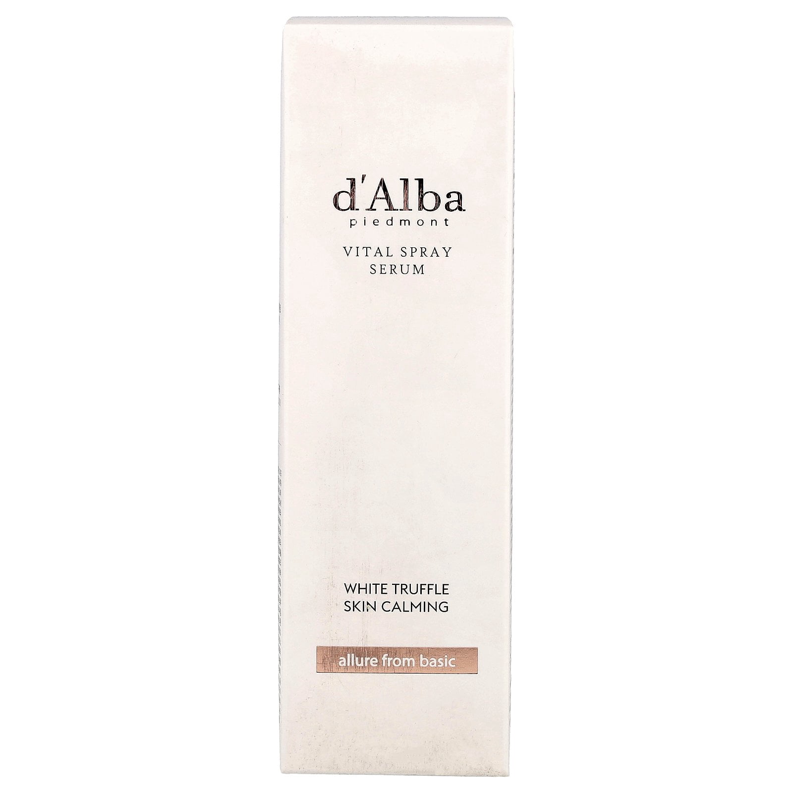 d'Alba White Truffle Vital Spray Serum, 3.38 fl oz (100 ml)