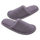 thumbnail image 2 of Zapatillas antideslizantes, cálidas, de algodón, zapatos de piso de felpa, zapatillas de invierno para interior para hombre y mujer (gris 44-45 yardas 9US, 8UK, 42.5EU, 10.611Inch), 2 of 5