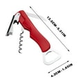thumbnail image 3 of SNGMN 3-in-1 Wine and Beer Opener, Portable Corkscrew with Foil Cutter and Bottle Opener, Stainless Steel Multi-Tool for Home, Parties, and Travel, 3 of 4