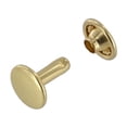 thumbnail image 3 of Double Cap Rivet, Natural Brass, Solid Brass-LL (100 sets per bag), Multiple Sizes, 3 of 10