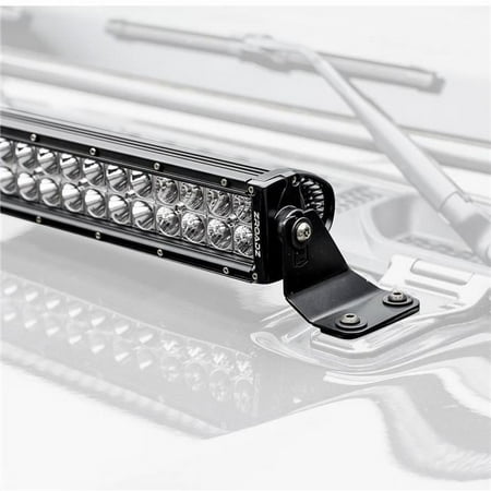 T-Rex 344831KITD 30 in. Hood Hinge Mounted Dual Row Combo Beam LED Light Bar for Jeep Wrangler 2018-2019