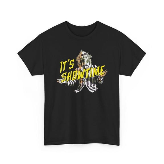 It's Showtime Beetlejuice Movie T-Shirt, Halloween Horror Shirt