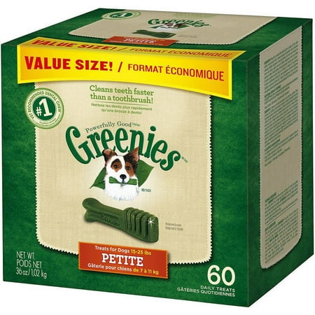 Greenies Dental Chews Value Tub, 36 oz, Petite