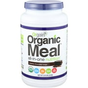 Orgain Organic Plant Based Meal Powder, Creamy Chocolate Fudge, 2.01 Pound, 1 Count