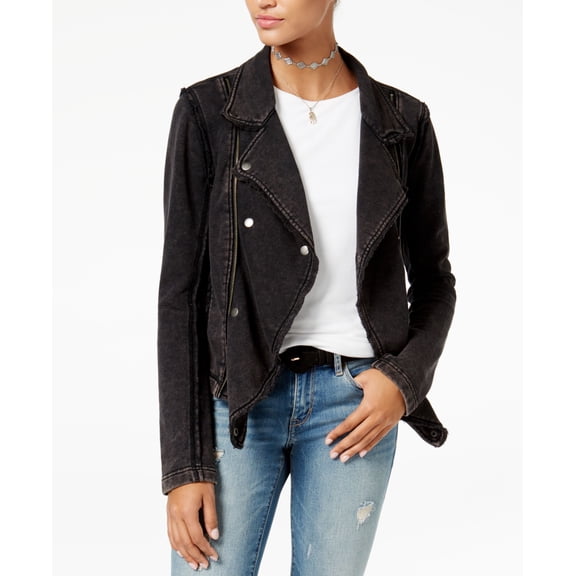 American Rag Juniors Knit Moto Jacket Black 2XL