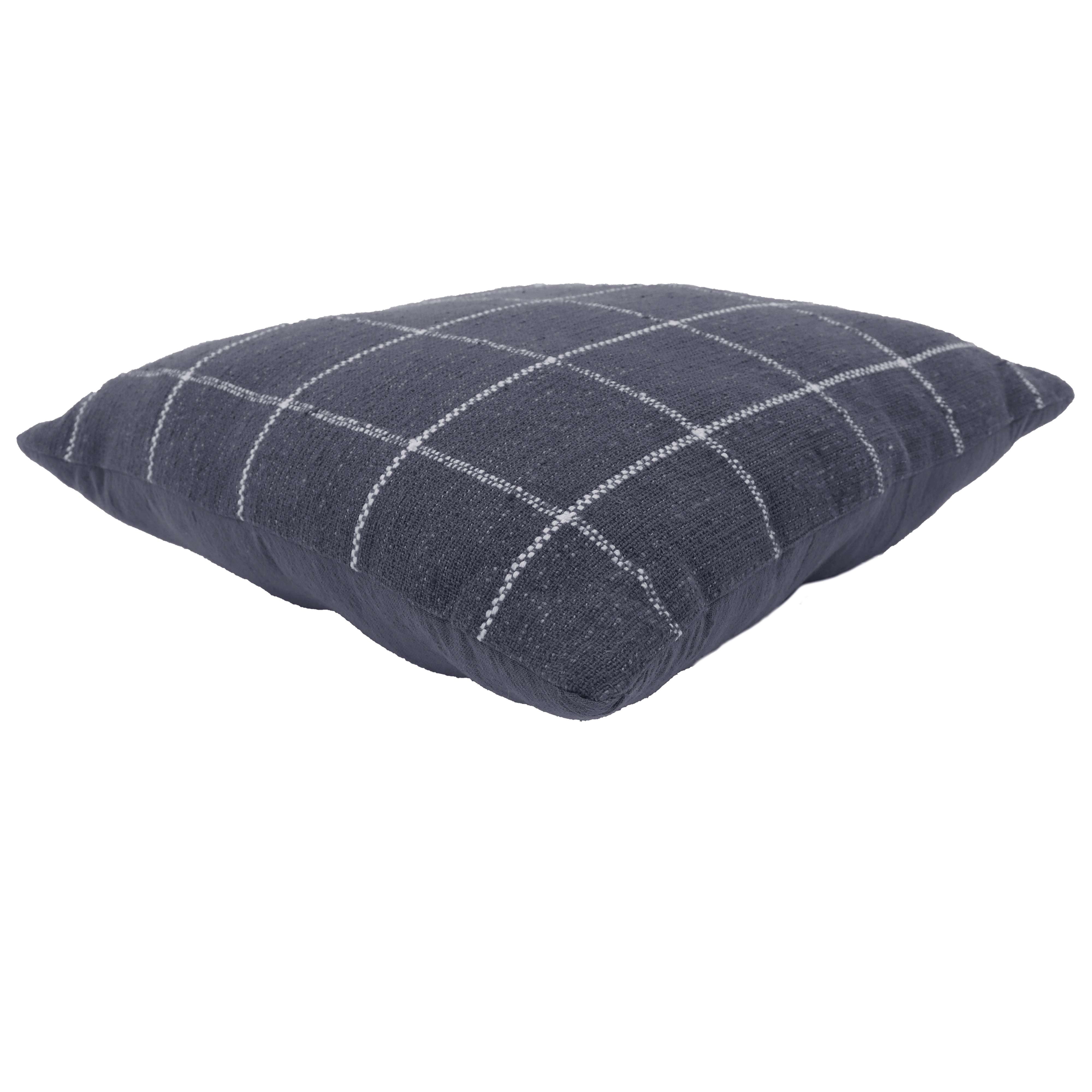 Mainstays Modern, Minimalist, Contemporary, Rustic/Lodge, Bohemian, Farmhouse, Transitional Indigo Checkerboard