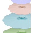 thumbnail image 5 of 5 Pieces Silicone Lids Microwave Splatter Cover Leakproof Replacement Food Reusable Suction Lids Sealing Lid for Fridge Bowls, multicolor, 5 of 5