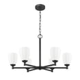 thumbnail image 5 of Z-Lite Oren 6 Light Chandelier in Matte Black color, Steel frame, 5 of 8