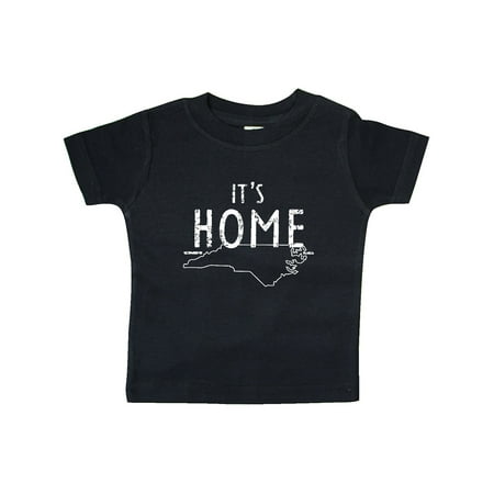 

Inktastic It s Home- State of North Carolina Outline Distressed Text Gift Baby Boy or Baby Girl T-Shirt