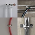 thumbnail image 4 of Abrazaderas de conducto M20 de 25 uds, correa de dos orificios de acero inoxidable, soporte en U, tira de tubo rígida, colgador de abrazadera de Cable con 2 orificios, 4 of 5