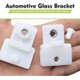 thumbnail image 3 of 2 Pcs Pinces de Canal pour Régulateur de Fenêtre et de Porte en Verre, Accessoires de Réparation de Pinces en Plastique, Pièce de Boucle de Modification, Compatible avec Chevy Colorado GMC Canyon Isuzu Trooper (Blanc) -, 3 of 6