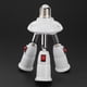 thumbnail image 1 of Base de lámpara E27 Divisor 3 cabezales Adaptador de soporte de luz LED ajustable Enchufe Likrtyny Para estrenar, 1 of 9