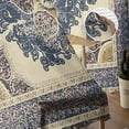 thumbnail image 5 of Western Flower, Sheer Curtains 84 Inches Long 2 Panels Set, Window Sheer Curtains for Living Room/Bedroom, Rustic Tribal Ethnic Boho Farmhouse Light Filtering Rod Pocket Curtain 52'' x 84'' x 2, 5 of 7