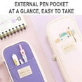 thumbnail image 6 of Wovilon Large-Capacity Pencil Case Macaron Color Matching Can Be Transformed Into An Upgraded Pencil Case Stationery Box, 6 of 9