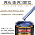 thumbnail image 4 of Indigo Blue Metallic 1 Gallon URETHANE BASECOAT Car Auto Body Paint, 4 of 6