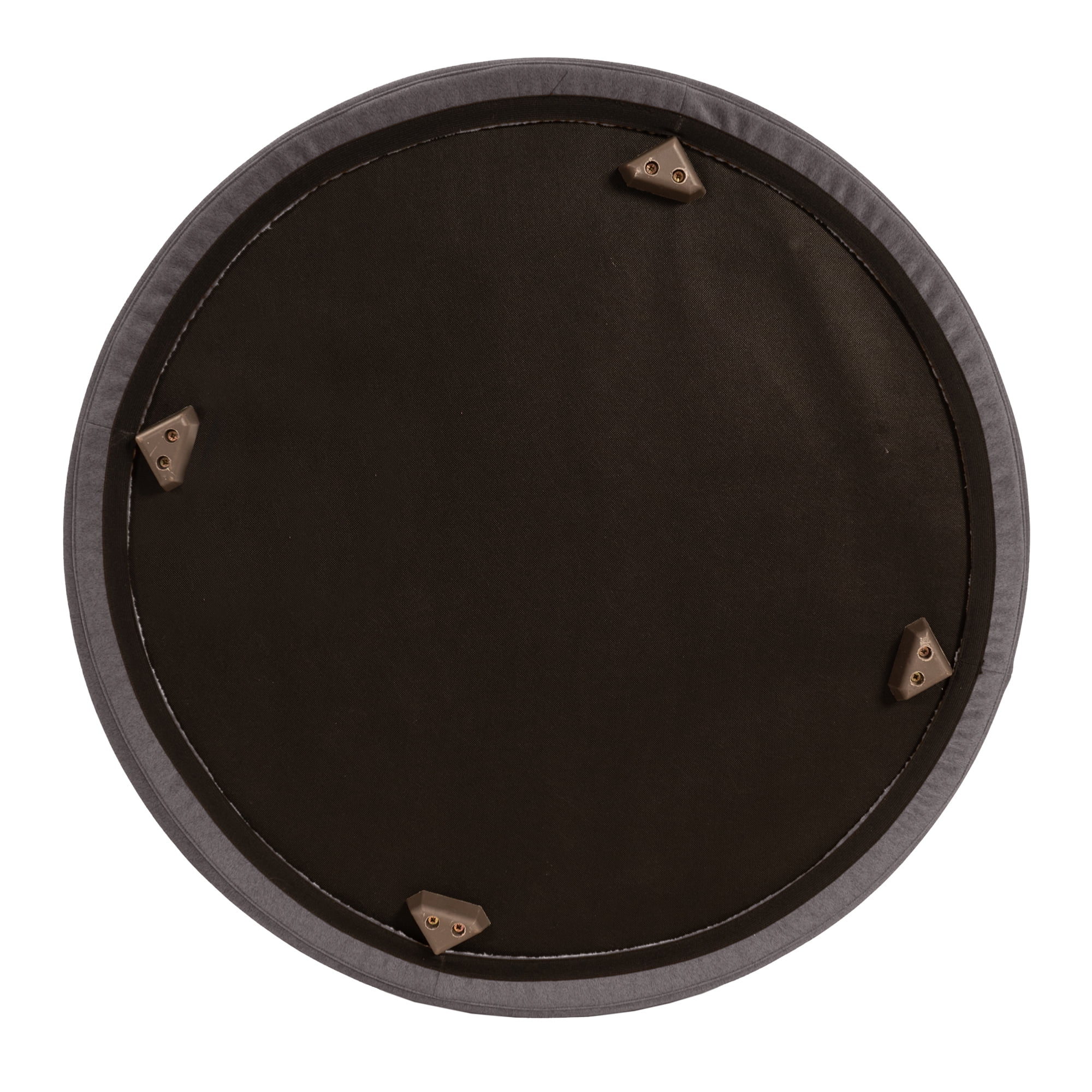 Universal 36" Round Ottoman Qivuit Gray