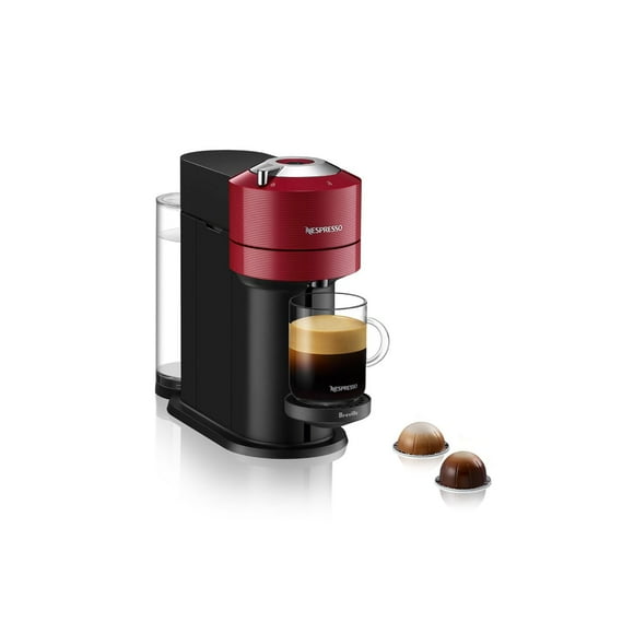 Nespresso Vertuo Next Coffee and Espresso Machine by Breville, Cherry Red