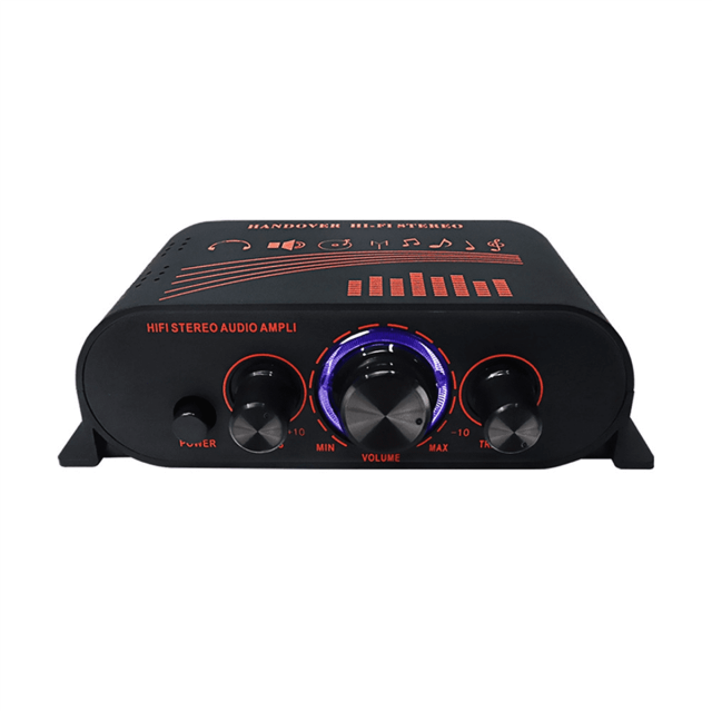 Amplificador de potencia de audio compacto AK170, amplificador de sonido portátil para altavoces de coche y hogar.