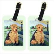 Airedaleterrier Luggage Tags- Pack - 2