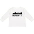 thumbnail image 3 of Inktastic Orlando Florida Skyline City Boys or Girls Long Sleeve Toddler T-Shirt, 3 of 5