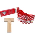 thumbnail image 2 of 1 Pcs T Word Puzzle Tangram Wooden Brain Teaser Puzzle Intellectual Kids Toys, 2 of 5