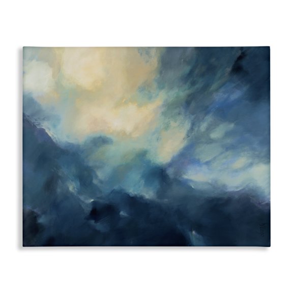 Stupell Industries Contemporary Abstract Night Sky Scene Canvas Art, 48 x 36, by Dina D'Argo