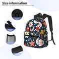 thumbnail image 3 of Yield Holiday Christmas Cookies Print Backpack for Women Men, Lightweight Casual Travel Daypack, Classic Basic College Backpack, Middle School Bag, 3 of 5