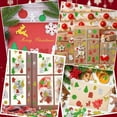 thumbnail image 5 of 264Pcs 4 Colors Christmas Glitter Stickers Holiday Foam Sticker Bulk Gold Silver Red Green Self Adhesive Xmas Tree Santa Bell Snowflake Sticker for Art DIY Craft Party Decorations, 5 of 5