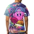 thumbnail image 6 of Game Kirby Unisex Short Sleeve T Shirt Daily Novelty 3D Printed T-Shirts Soft Comfortable Tee Shirt Top For Men And Women, 6 of 7