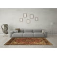 thumbnail image 3 of Ahgly Company Indoor Rectangle Medallion Brown Traditional Area Rugs, 2' x 3', 3 of 4