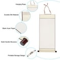 thumbnail image 3 of Uxcell 31x12 Inch Xuan Paper Scroll, 2 Pack Silk Half Raw Ripe Blank Hanging Xuan Paper Chinese Calligraphy, White, 3 of 4